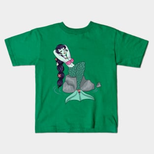 Mermaid Lagoon: Relaxed MerPrincess Kids T-Shirt